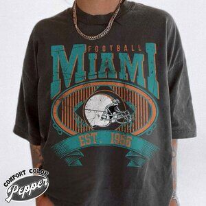 Miami Football Classic Edition Comfort Colors T-Shirt 166